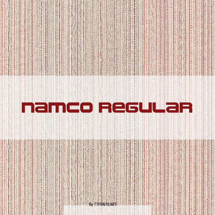 namco regular example